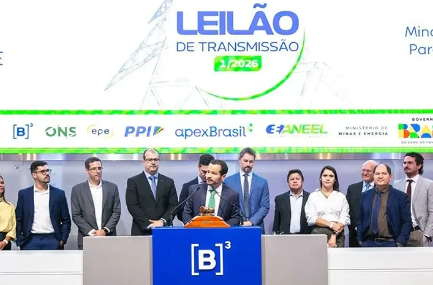 Leilão de transmissão de energia na B3 com investimento de R$ 8,9 bilhões e deságios recordes