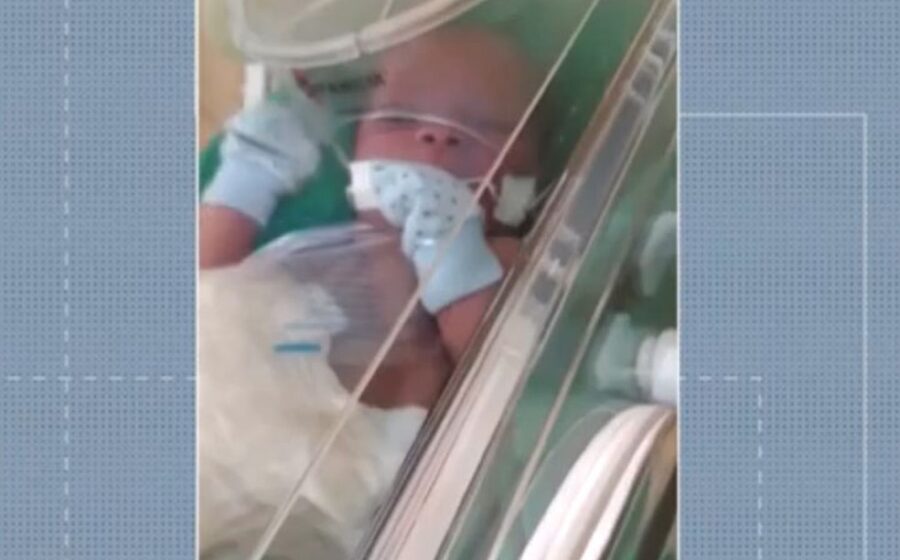 Recém-nascido abandonado em lixo internado em UTI neonatal após cirurgia no tórax