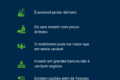 Gráfico de renda fixa caindo ilustra risco de prejuízo por marcação a mercado