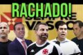 Maracanã vazio com escudos de Flamengo e Vasco representando briga judicial de R$ 40 mil que vetou clássico