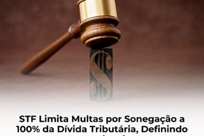 Ministros do STF em sessão de julgamento sobre multa por distribuição de lucros com dívida tributária