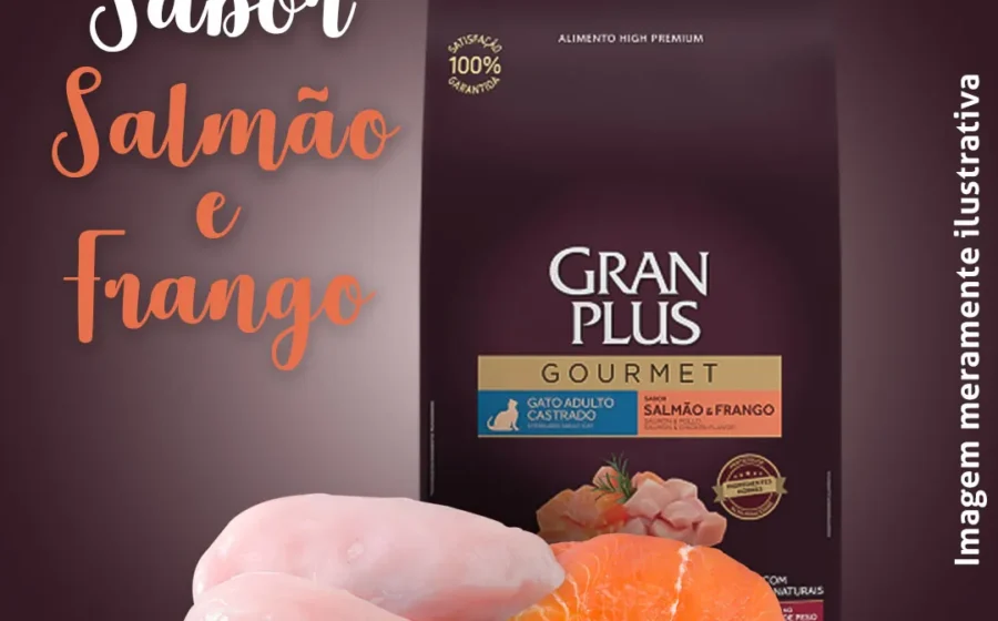 Salmão em tanque de aquicultura alimentado com ração à base de subprodutos de frango