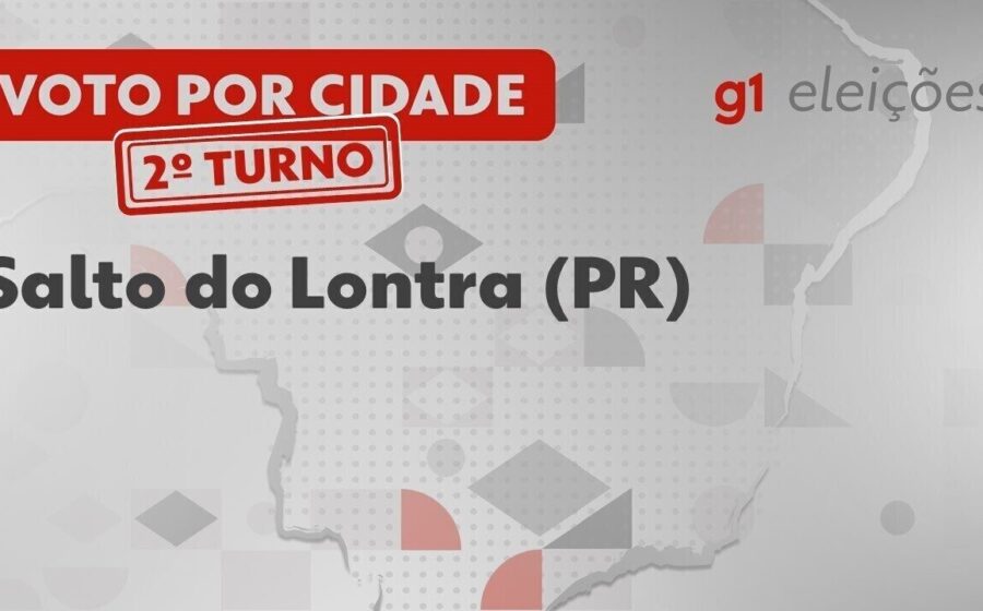 Mapa das seis seções eleitorais de Salto do Lontra com resultados do 2º turno 2026