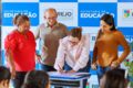 Foto do ex-secretário de Educação de RO Massud Jorge Badra Neto em cerimônia oficial