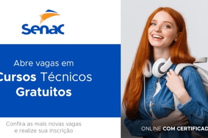 Estudantes do Senac Campo Grande em sala de aula nos cursos gratuitos de saúde, tecnologia e beleza