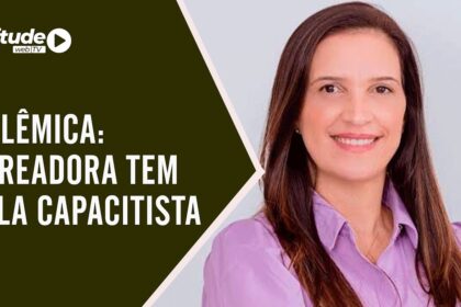 Silvana Gimenes, servidora pública exonerada após denunciar capacitismo contra Lula, em São Paulo