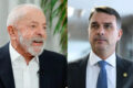 Lula e Flávio Bolsonaro apertam as mãos no TSE após acordo de quebra de sigilos