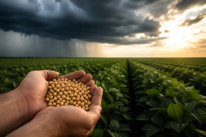 Plantação de soja no Brasil sob alerta de El Niño forte para safra 2026/27 com risco de perda de 18 milhões de toneladas