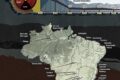 Mineração de terras raras no Brasil: equipamentos em área de exploração mineral em Minas Gerais