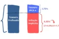 Gráfico mostra divergência nas taxas do Tesouro Direto: prefixados em alta e IPCA+ longo em queda