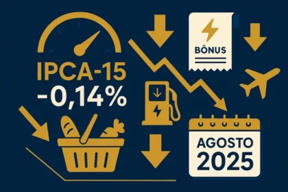 Gráfico mostra queda nas taxas do Tesouro Direto IPCA+ após IPCA-15 abaixo do esperado