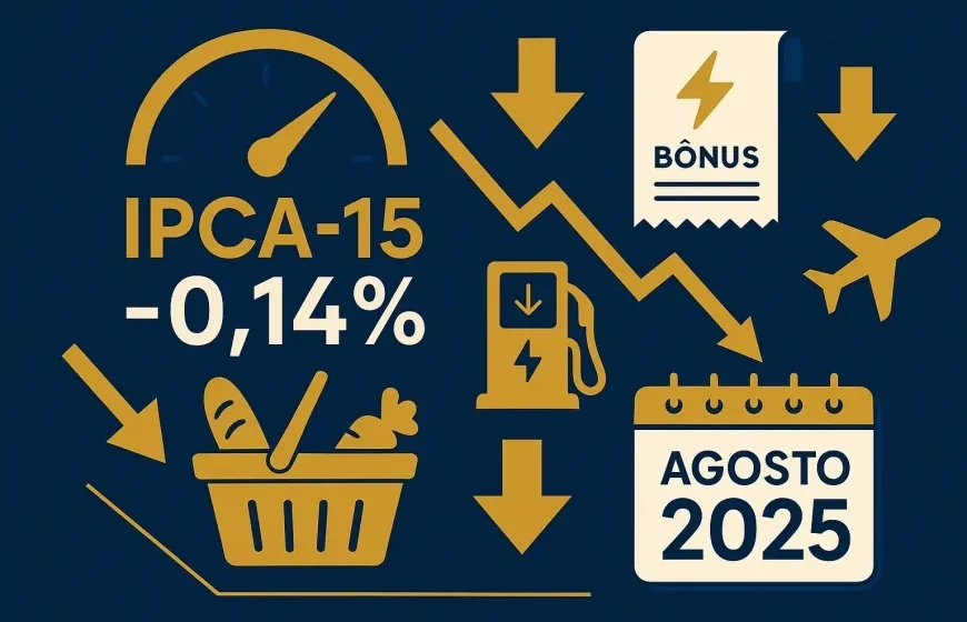 Gráfico mostra queda nas taxas do Tesouro Direto IPCA+ após IPCA-15 abaixo do esperado