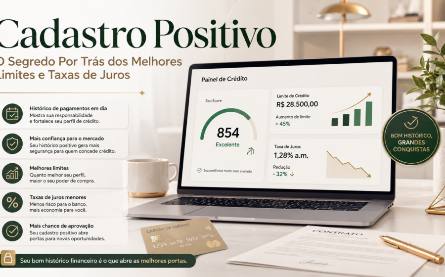 Gráfico de juros futuros em queda com logotipo do Tesouro Nacional e título R$ 33 bi em prefixados
