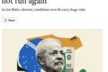 Lula e Flávio Dino em destaque na capa da The Economist sobre política brasileira
