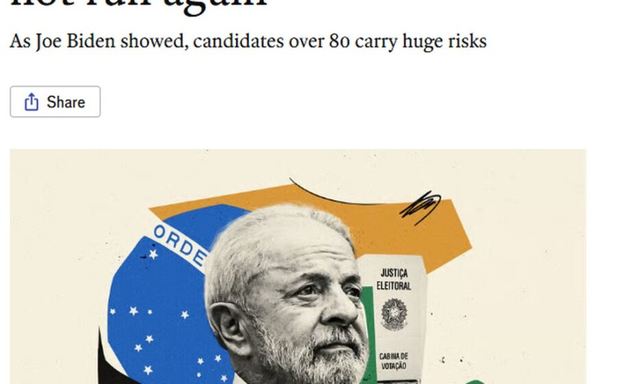 Lula e Flávio Dino em destaque na capa da The Economist sobre política brasileira