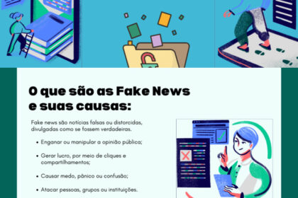 Três adolescentes do Recife com laptop e logotipo NASA, projeto IA contra fake news