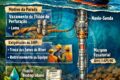 Plataforma de perfuração da Petrobras no poço Morpho na Foz do Amazonas