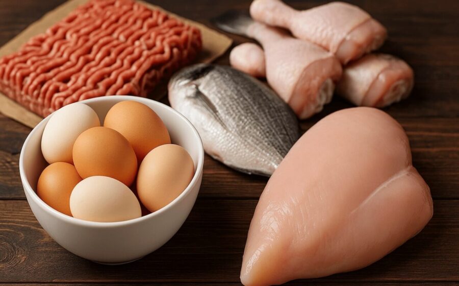 Caminhões carregados de carne de frango e tambores de mel prontos para exportação do Brasil para a União Europeia