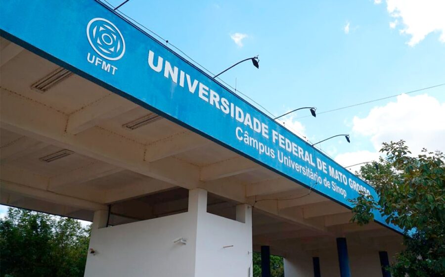 Logotipo da UFMT com texto sobre 246 vagas em IA, Ciência de Dados e Engenharia de Software EaD sem prova
