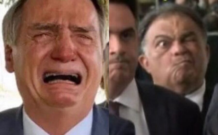 Flávio Bolsonaro emocionado ao lado de Tarcísio de Freitas em vídeo tirado de contexto