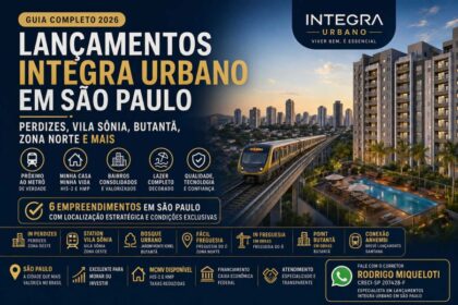 Vila Sônia São Paulo canteiro obras torres residenciais lançamento imobiliário metrô 2030