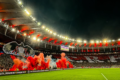 Jogadores do Flamengo comemoram gol da vitória por 3 a 2 contra Atlético-MG no Maracanã pela 32ª rodada do Brasileirão 2024