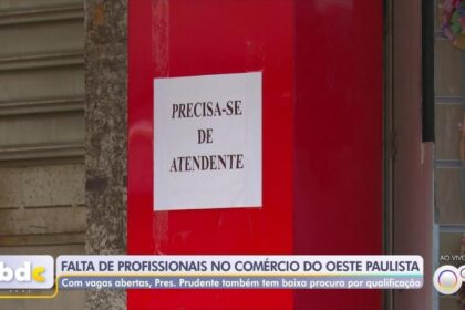 Vagas de emprego no programa Emprega Prudente em Presidente Prudente com 289 oportunidades no comércio e serviços