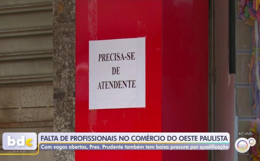 Vagas de emprego no programa Emprega Prudente em Presidente Prudente com 289 oportunidades no comércio e serviços