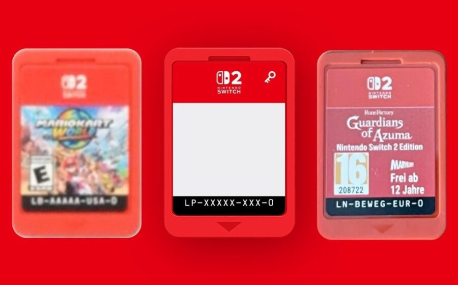 Caixas de jogos Nintendo Switch 2 vazias sem cartuchos dentro, compradas na Amazon Brasil