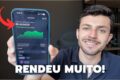 Gráfico de fundos imobiliários com destaque para 12,61% de dividend yield anualizado