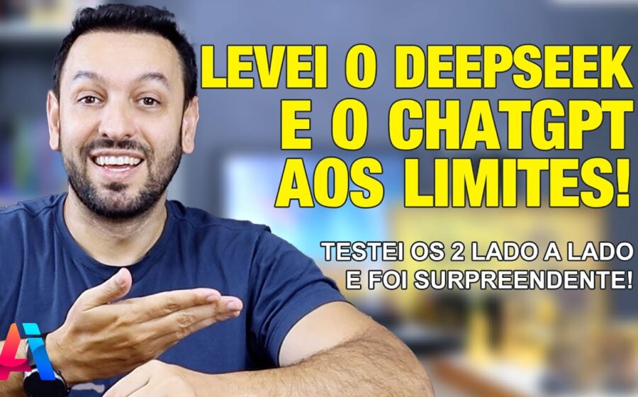 Pessoa usando celular com ChatGPT exibindo provador virtual de roupas sobre selfie