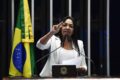 Senadora Tereza Cristina discursa no Senado, desafia partido e anuncia candidatura à Presidência da Casa