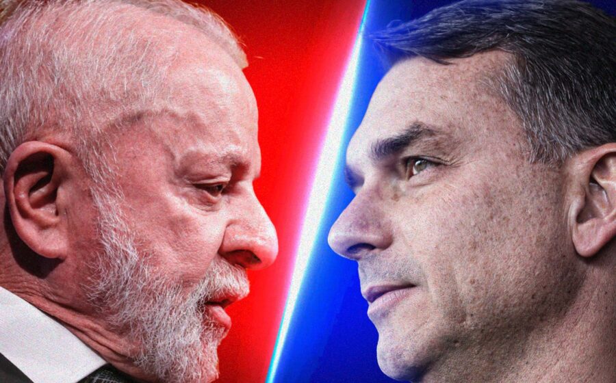 Mapa do Brasil destacando Uirapuru GO, única cidade onde Bolsonaro virou sobre Lula no 2º turno 2022