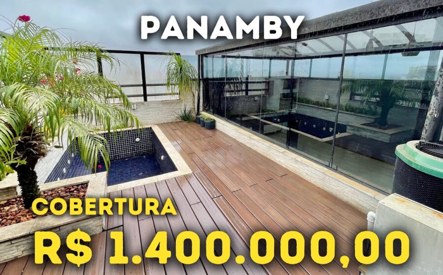 Cobertura de luxo no Panamby à venda por R$ 3 milhões após prejuízo de R$ 1,5 mi