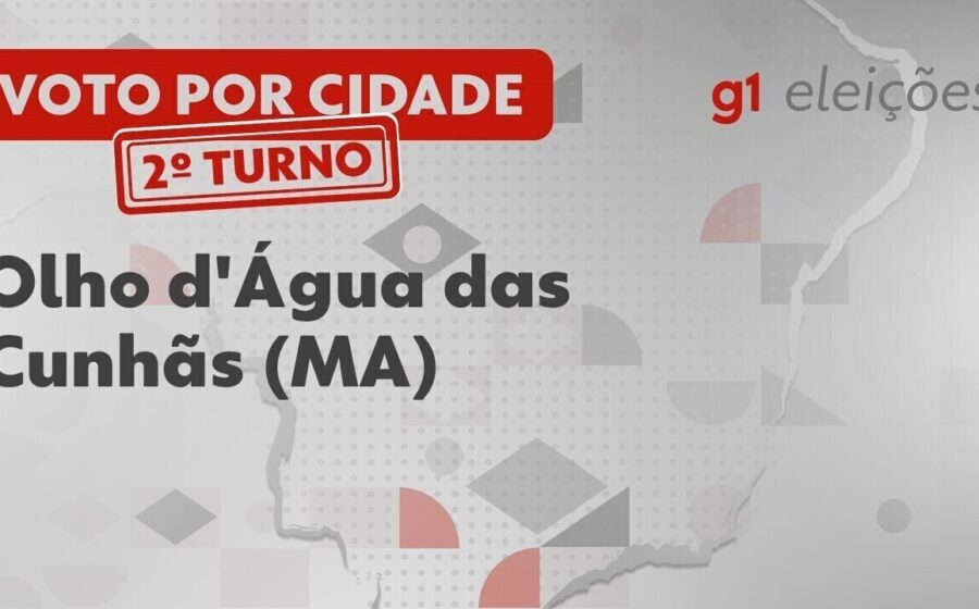 Urna eletrônica e eleitores votando em Olho D'água das Cunhãs MA segundo turno 2022