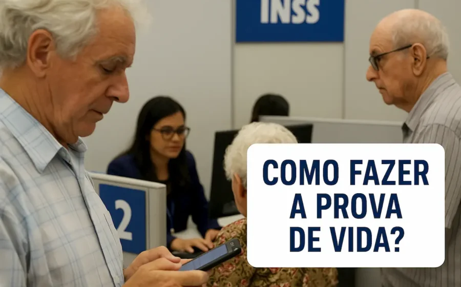 Eleitor idoso votando em urna eletrônica para cumprir prova de vida do INSS no 2º turno