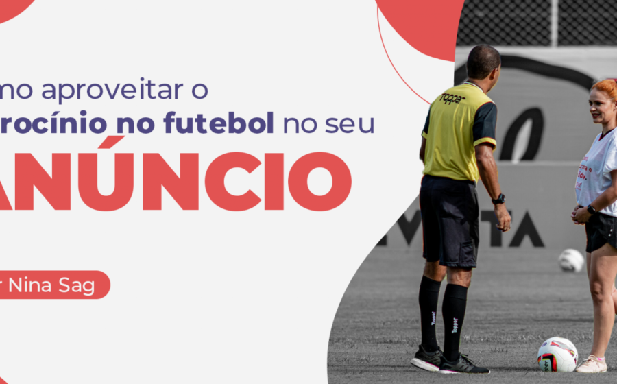Logotipo do YouTube sobre fundo de estádio de futebol vazio, simbolizando ausência de patrocínios de apostas